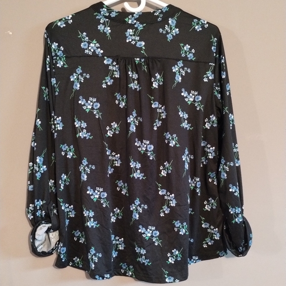 Lily Morgan Long Sleeve Floral Top - Picture 5 of 6